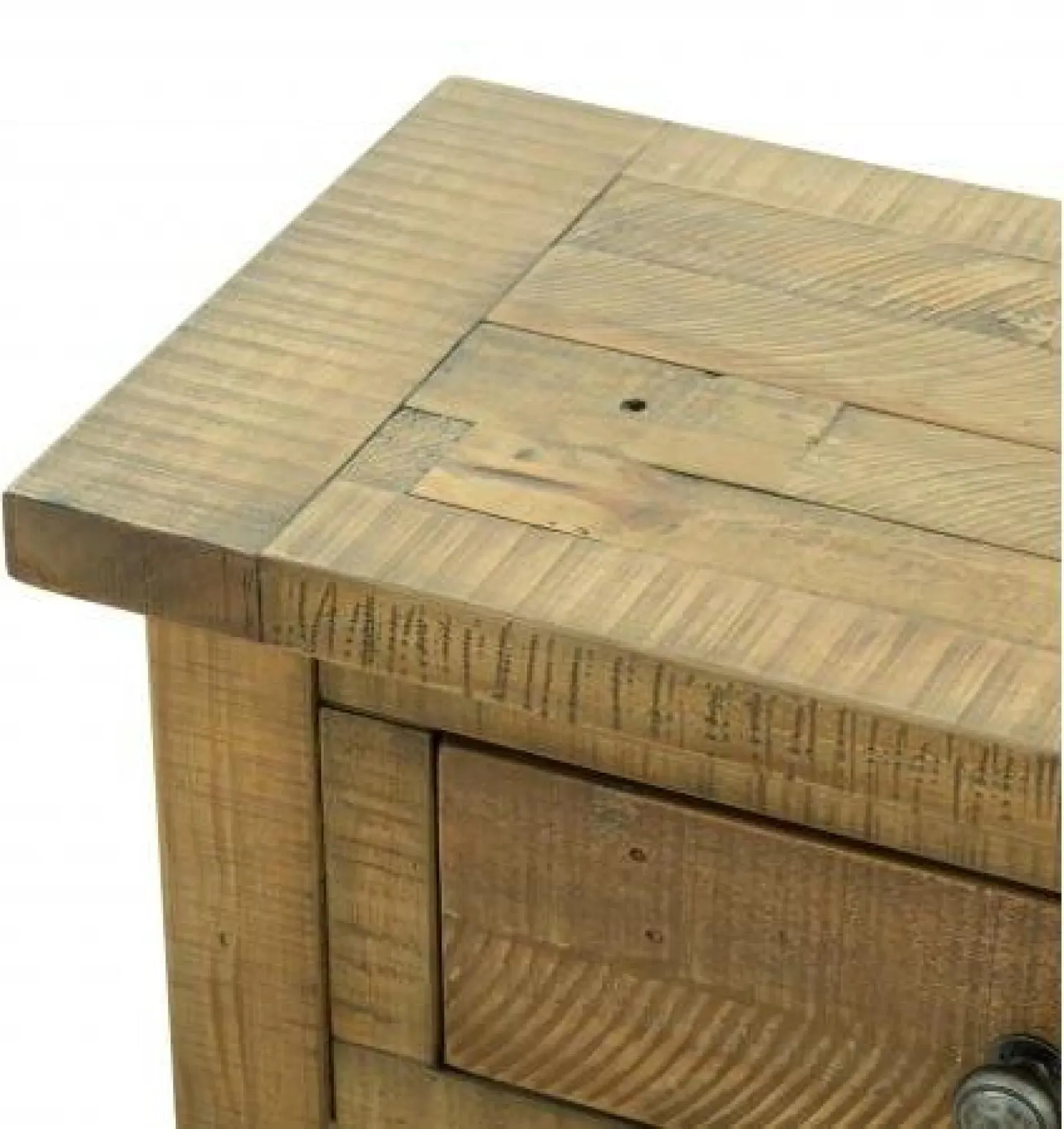 Gridley Loft 2 Drawer Console Table - Wood