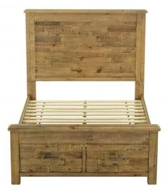 Gridley Loft King Size Bed - Wood