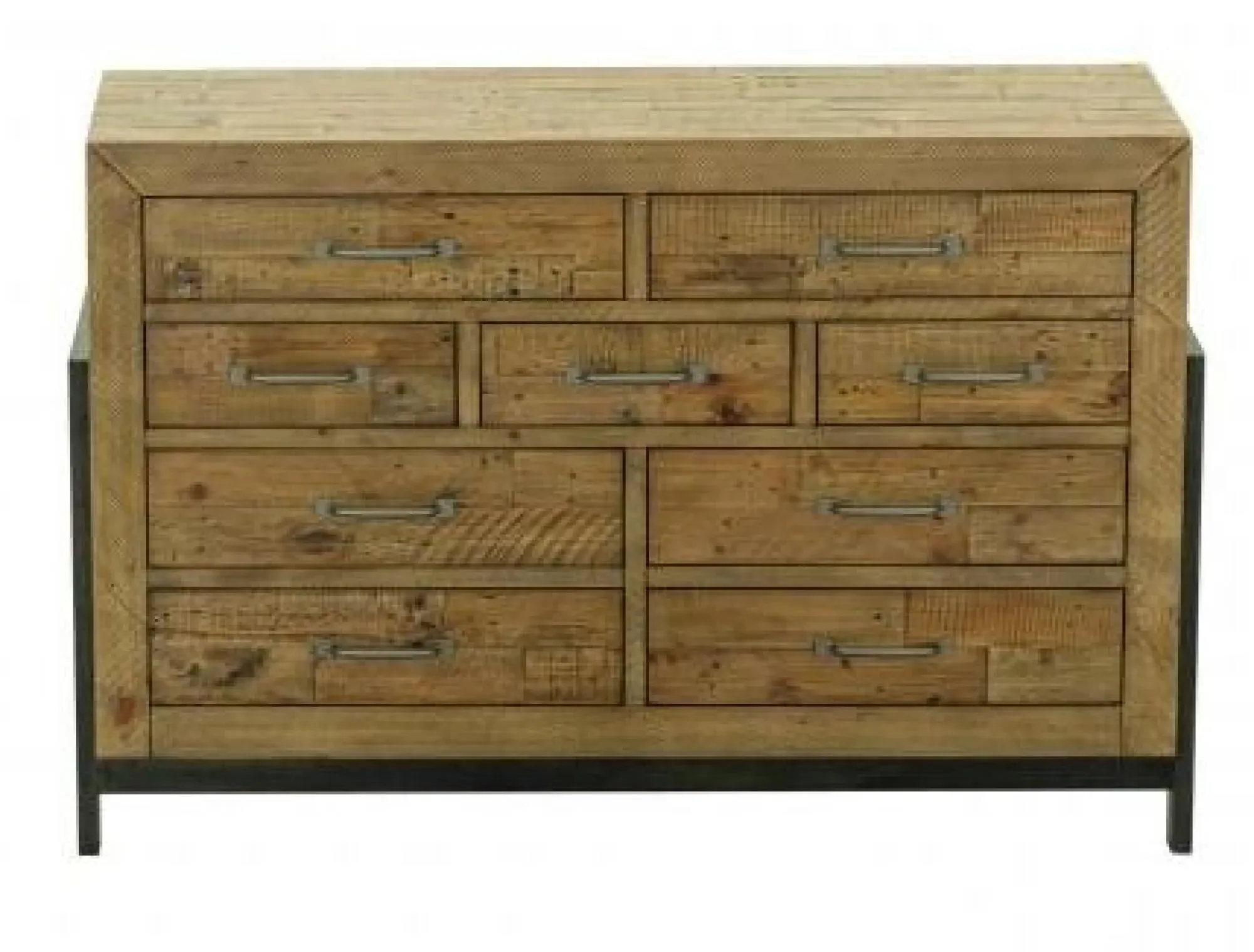 Gridley Loft Multi Drawer Wide Chest - Wood