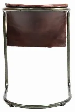 Gulmarg Leather Dining Armchair Set of 2 - Industrial