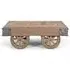 Gulmarg Reclaimed Coffee Table on Wheels - Wood