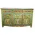 Kufri Hand Painted Folk Pattern Sideboard with 3 Doors 3 Drawers