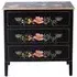 Meerut 3 Drawer Small Chest - Black