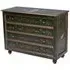 Meerut 4 Drawer Chest with Fountain Design - Green