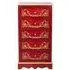 Meerut 5 Drawer Tall Chest - Red