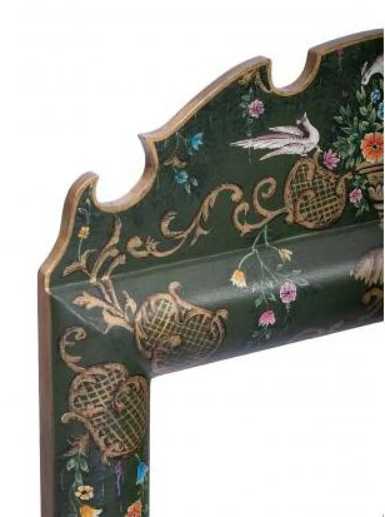 Meerut Fountain Design Dressing Mirror - Green