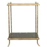 Meerut Fountain Design Side Table - Green