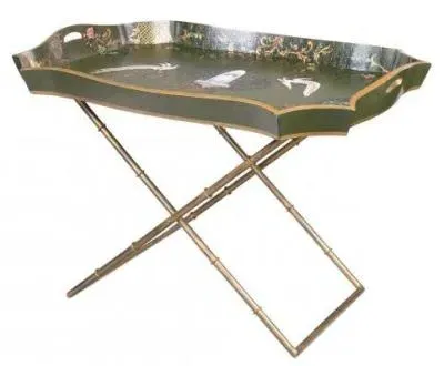 Meerut Fountain Design Tray Stand - Green