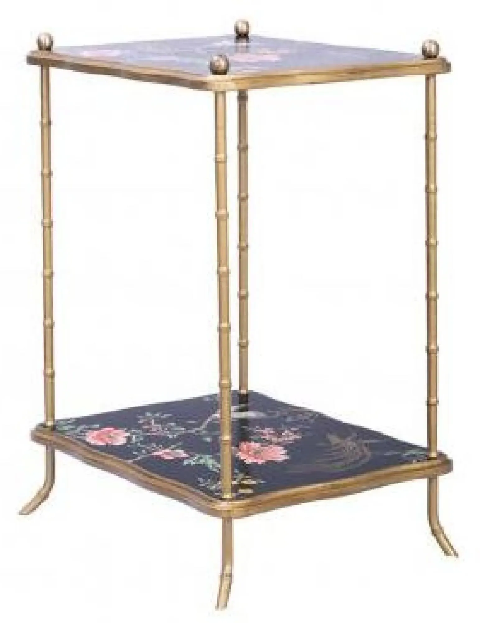 Meerut Lyre Bird Side Table - Black