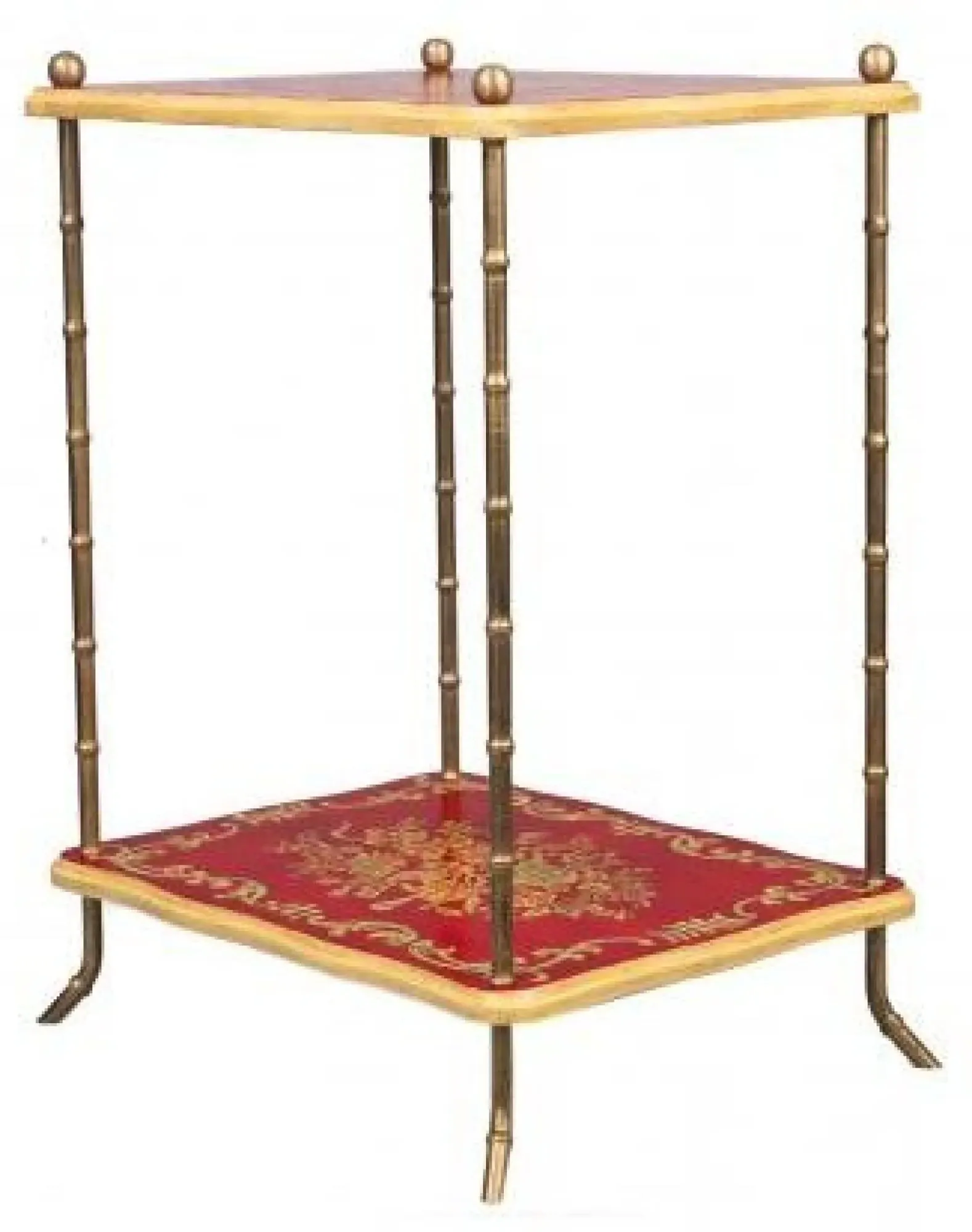 Meerut Side Table - Red