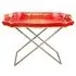 Meerut Tray Stand - Red
