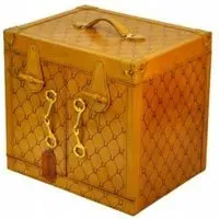 Mysore Handcrafted Mini Bar Box - Tan