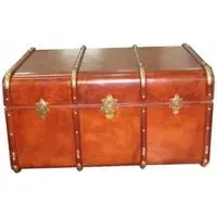 Mysore Handcrafted Trunk - Cognac