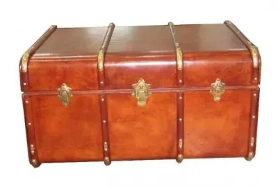 Mysore Handcrafted Trunk - Cognac image
