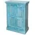 Neral Hand Painted 2 Door Cabinet - Blue Crack
