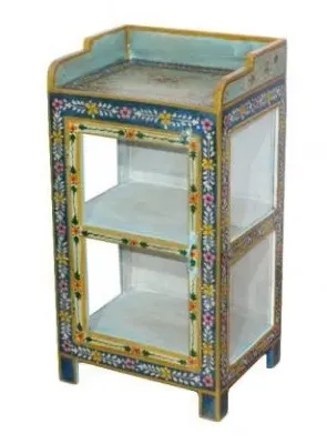 Neral Hand Painted Bedside Cabinet with Shelves image
