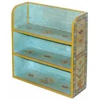 Neral Hand Painted Bookcase with 2 Shelves