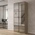 Acero 91cm 2 Door Mirrored Wardrobe - Artisan Oak