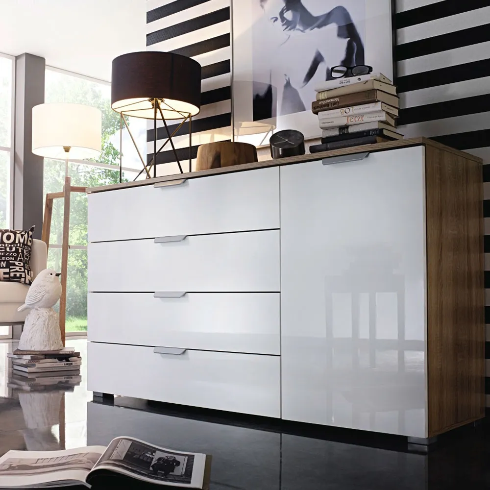 Aditio Gloss Bedside Cabinet