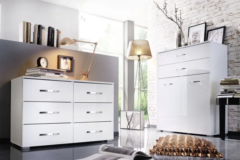 Aditio Gloss Bedside Cabinet