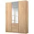 Alabama 3 Door Combi Wardrobe with Mirror - Sonoma Oak