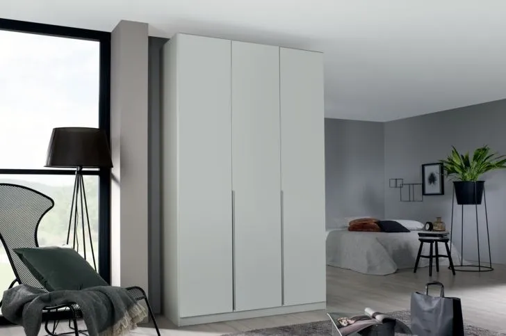 Alabama 3 Door Wardrobe - Silk Grey