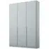 Alabama 3 Door Wardrobe - Silk Grey