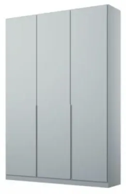 Alabama 3 Door Wardrobe - Silk Grey image