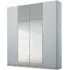 Alabama 4 Door Mirror Wardrobe - Silk Grey