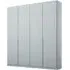 Alabama 4 Door Wardrobe - Silk Grey