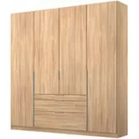 Alabama 4 Door Wardrobe with Drawers - Sonoma Oak