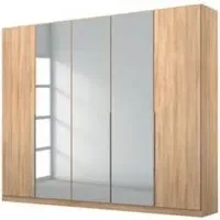 Alabama 5 Door Mirror Wardrobe - Sonoma Oak