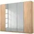 Alabama 5 Door Mirror Wardrobe - Sonoma Oak