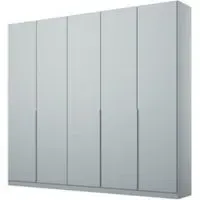 Alabama 5 Door Wardrobe - Silk Grey