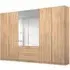 Alabama 6 Door Combi Wardrobe with Drawers - Sonoma Oak