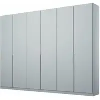 Alabama 6 Door Wardrobe - Silk Grey