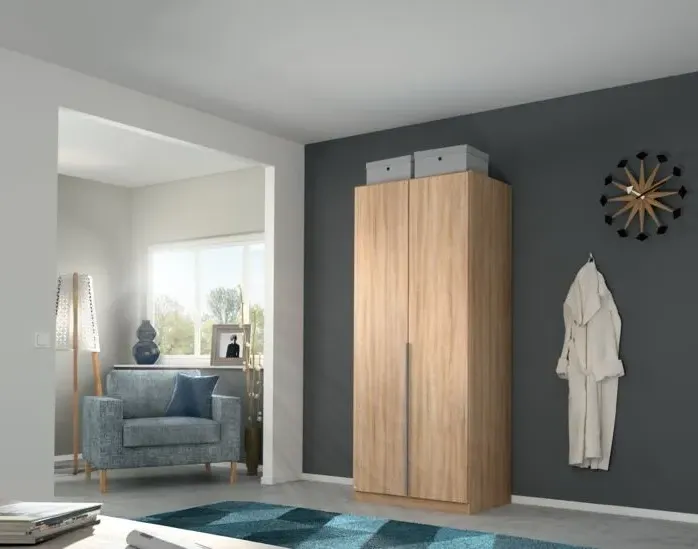 Alabama 91cm 2 Door Wardrobe - Sonoma Oak