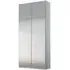 Alabama 91cm 2 Door Wardrobe with Mirror - Silk Grey