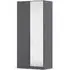 Alba 2 Door Mirror Wardrobe - Metallic Grey