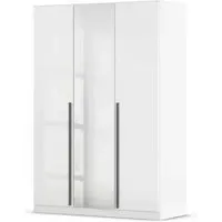 Alba 3 Door Mirror Wardrobe - Alpine White