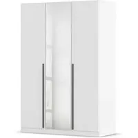 Alba 3 Door Mirror Wardrobe - White Gloss