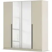 Alba 4 Door Mirror Wardrobe - Champagne