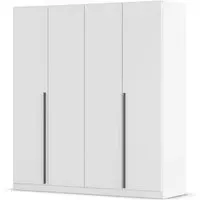 Alba 4 Door Wardrobe - Alpine White