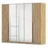 Alba 5 Door Mirror Wardrobe - Artisan Oak