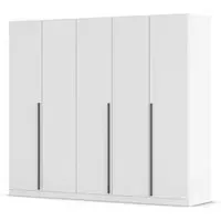 Alba 5 Door Wardrobe - Alpine White