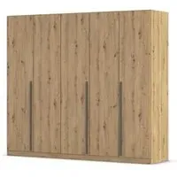 Alba 5 Door Wardrobe - Artisan Oak