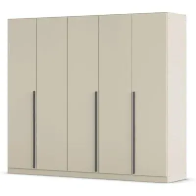 Alba 5 Door Wardrobe - Champagne