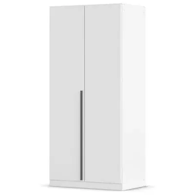 Alba 91cm 2 Door Wardrobe - Alpine White image