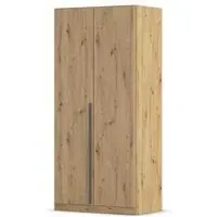 Alba 91cm 2 Door Wardrobe - Artisan Oak