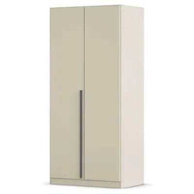 Alba 91cm 2 Door Wardrobe - Champagne